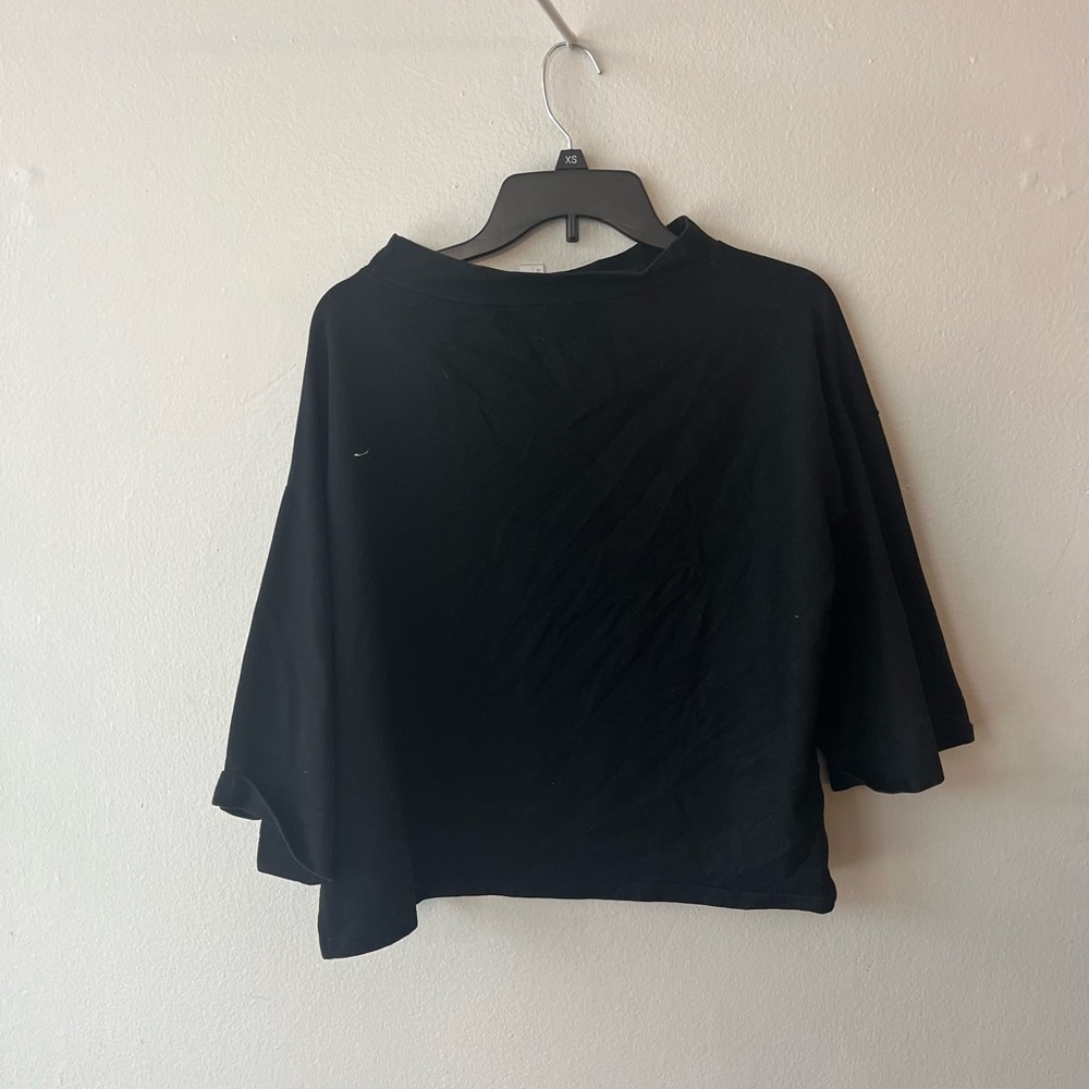 Black Poncho-like shirt